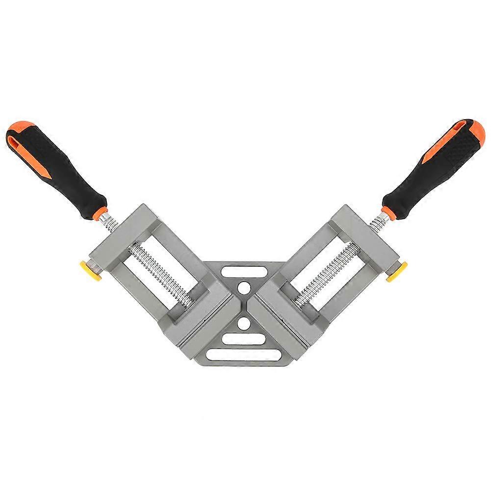 Rightangle clamp made of aluminum alloy with double handle, lightweight and durable, for accessories for woodworking fixtures