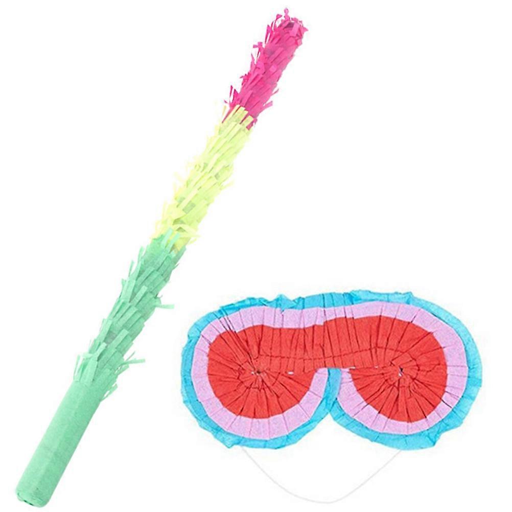 Pinata Stick with Eyeglass Prop for Party Games, Carnival Festivals, Birthday Celebrations – Lightweight and Sturdy Design for Pinata Fun
