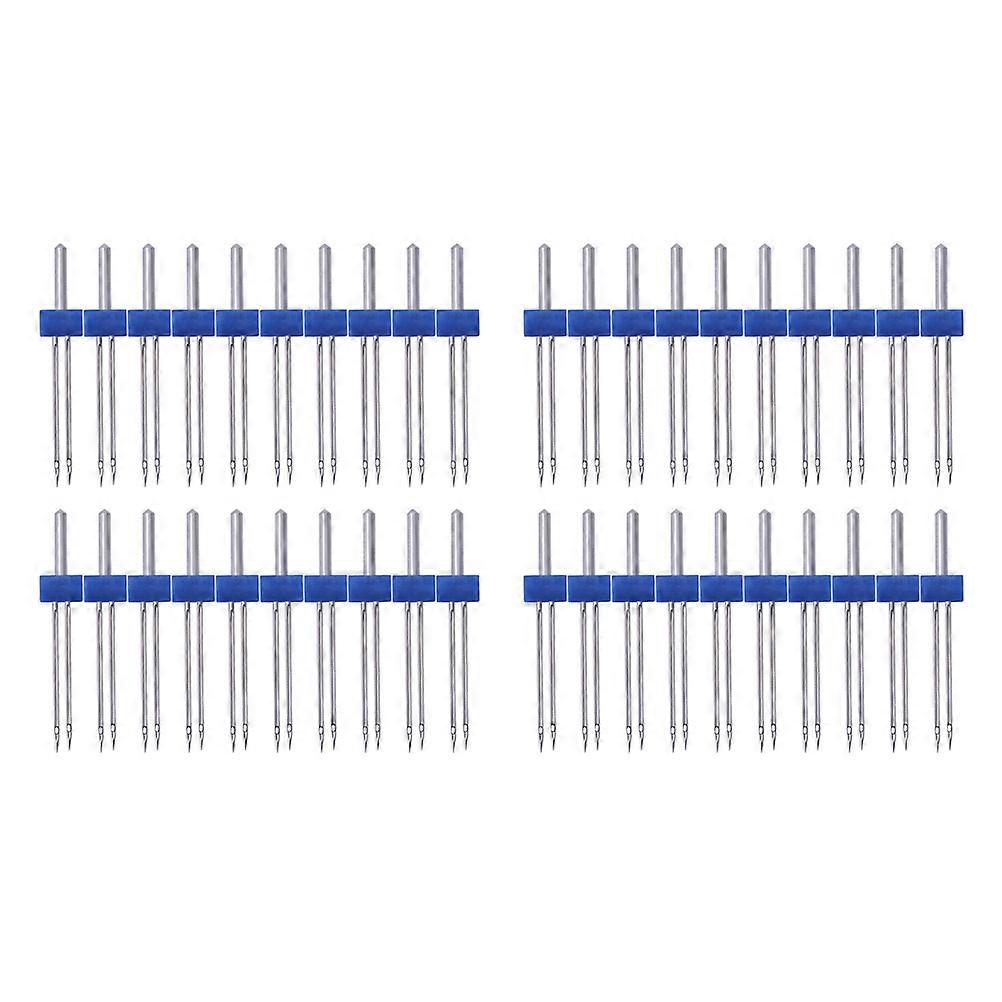 Electric Multi-function Sewing Machine Twin Needles Tips Kit 100Pack Sewing Compatibility Sewing Projects Blue