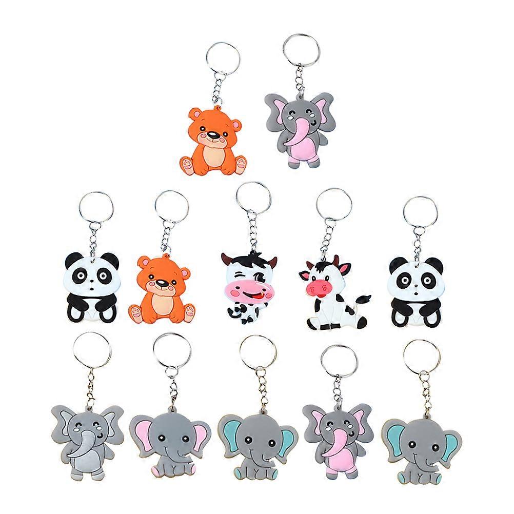 Decorative Keychains 12Pcs Random -Resistant Keychain Pendants For Friends Gift Recipients Small Size
