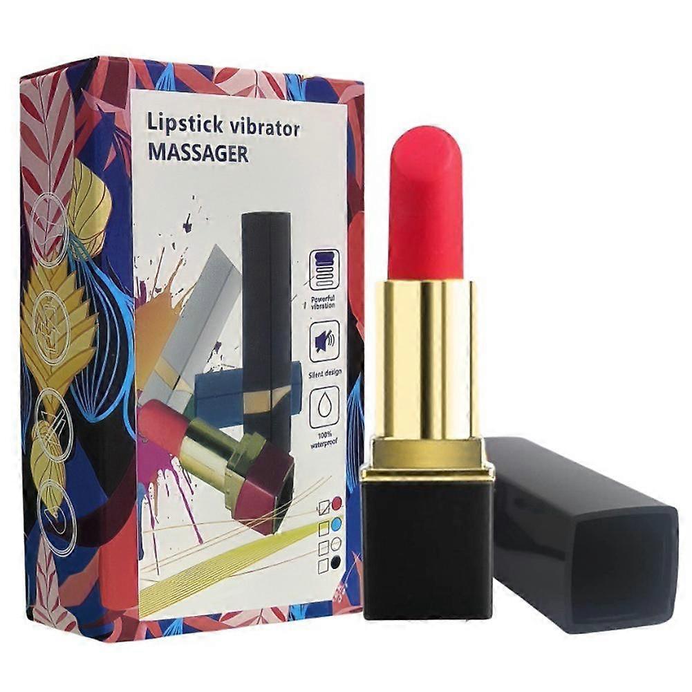 10 Speed Lipstick Massager USB Magnetic Charging Strong Motion Massage Stick