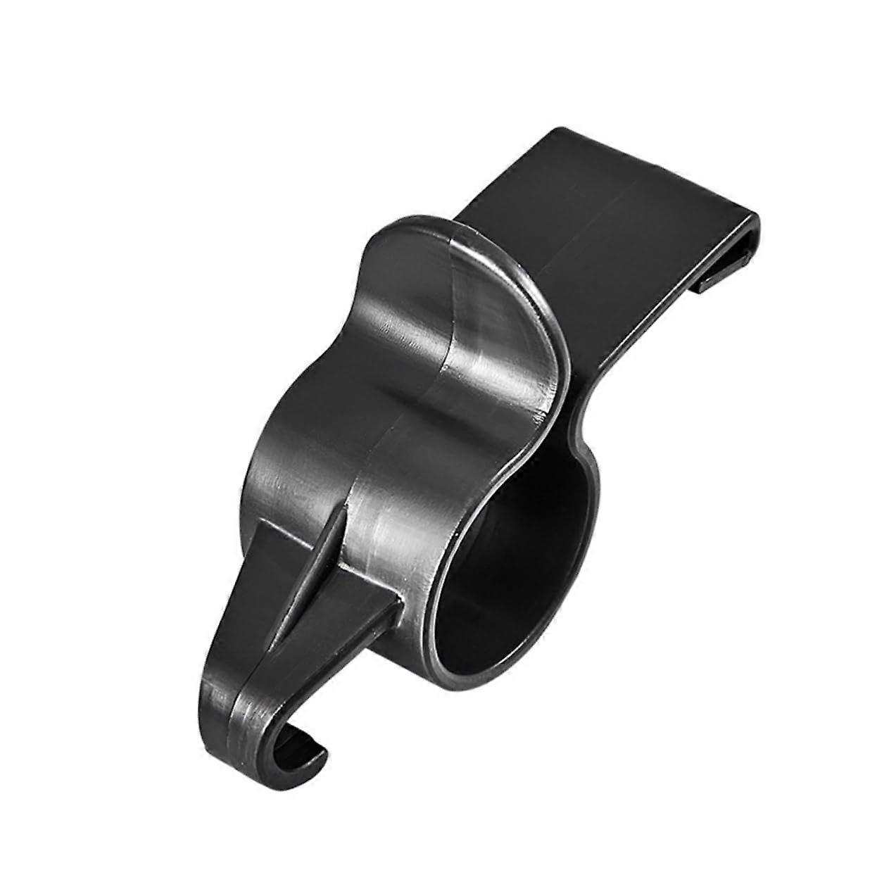 2 x Car Boot Hooks, Versatile Holder for Umbrellas and Cloths, Install for Organising in the Car, Black, Spacesaving and Practical