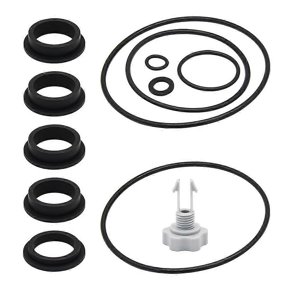 Sand Filter Pump Repair Kit with Bleed Valve and O-Rings, Compatible with Various Models and Sizes