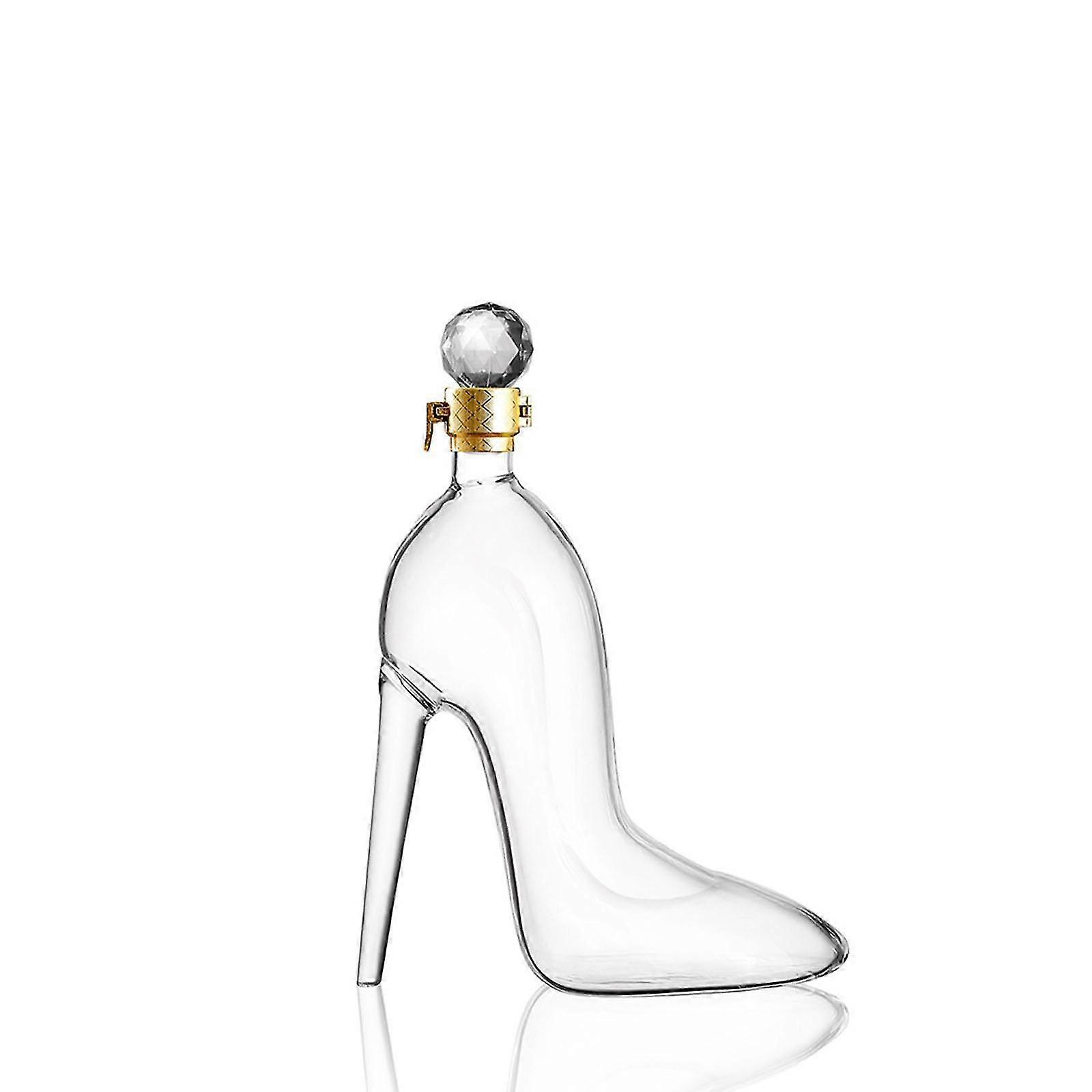 Gorgeous & Unique High-Heeled Stiletto Wine & Whiskey Decanter - About 350 ml,Promotion
