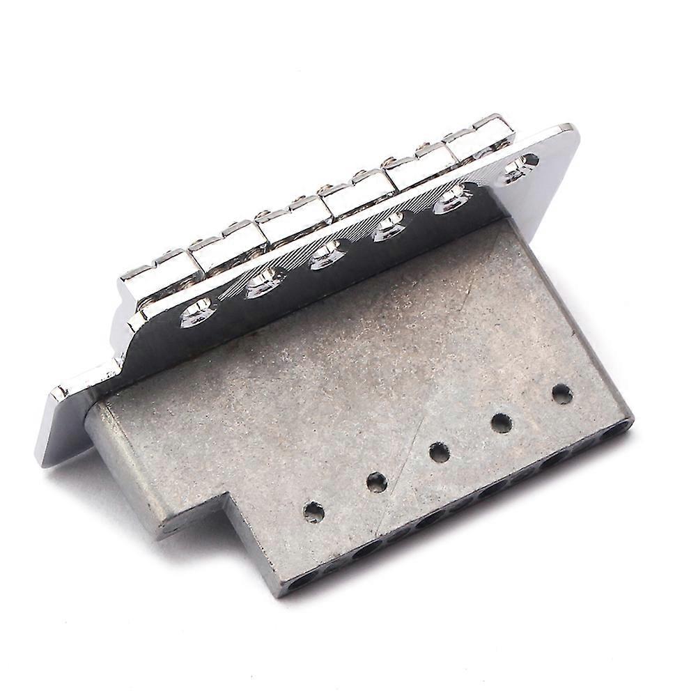 GA202 Left Handed 6 String Single Tremolo Bridge for Electric Guitar Accessories Metal Silver with Screwin Arm 1.25"