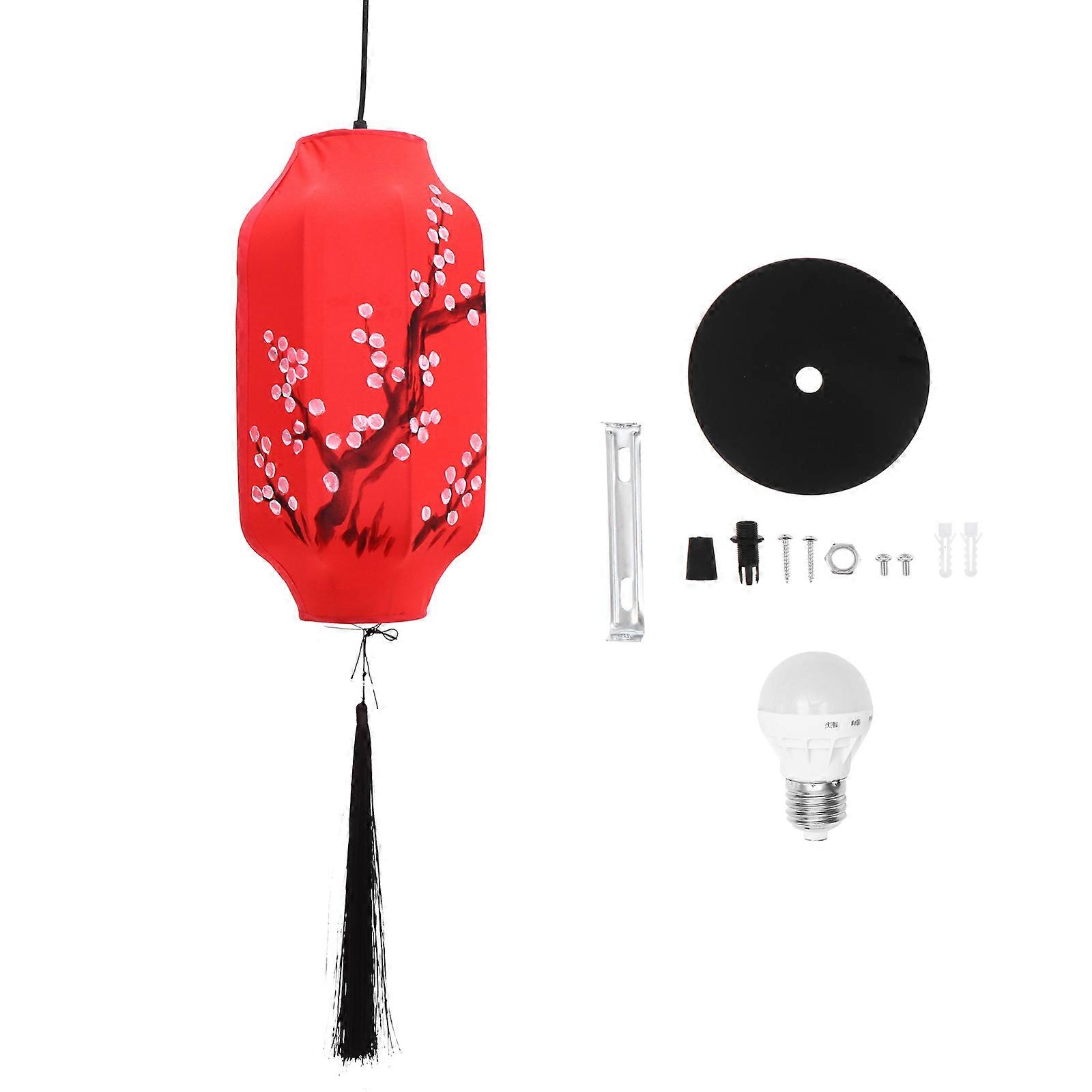 Decorative Watermelon Shape Lantern For Parties And Festivals In Red 40X20CM Lighting 1 Set
