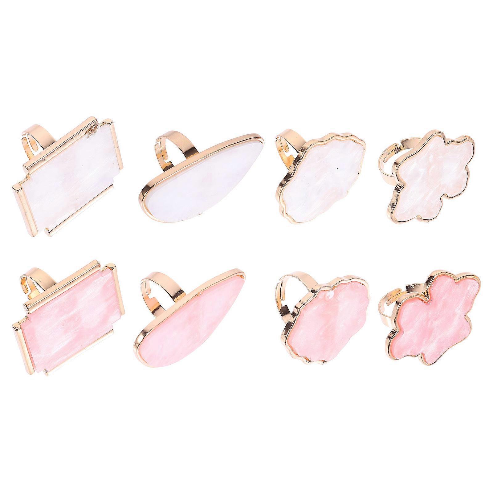 8pcs Resin Nail Art Display and Mixing Tools for Nail Salons
