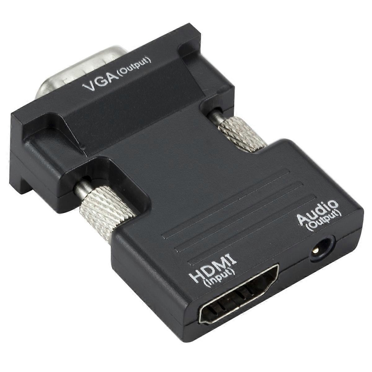 Projector HD HDMI Adapter with Audio Cable HDMI to VGA