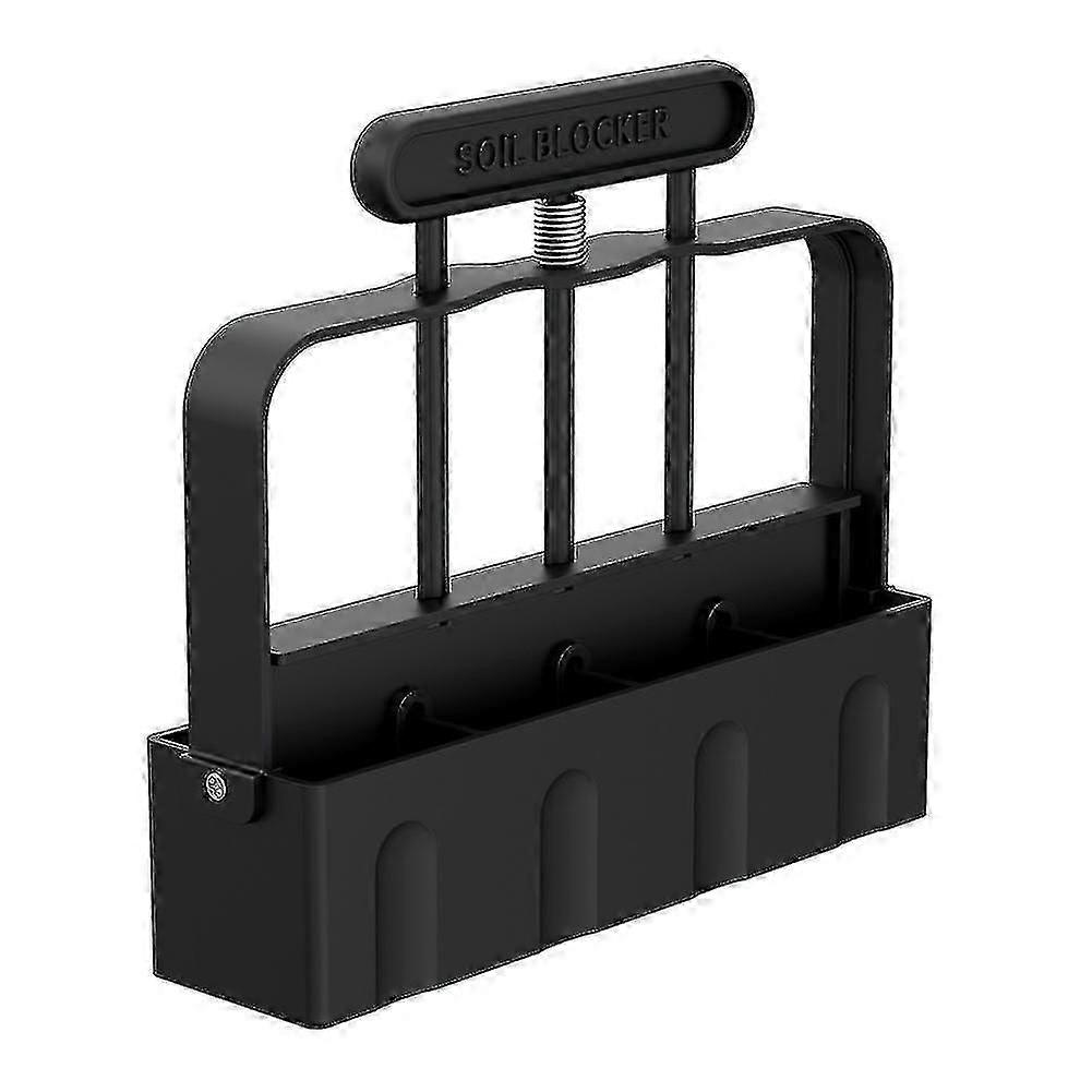 Neu- Mini 4 Zellen Bodenblocker Handheld Easy Seed-Soil Blocks Makers für Gartengeräte