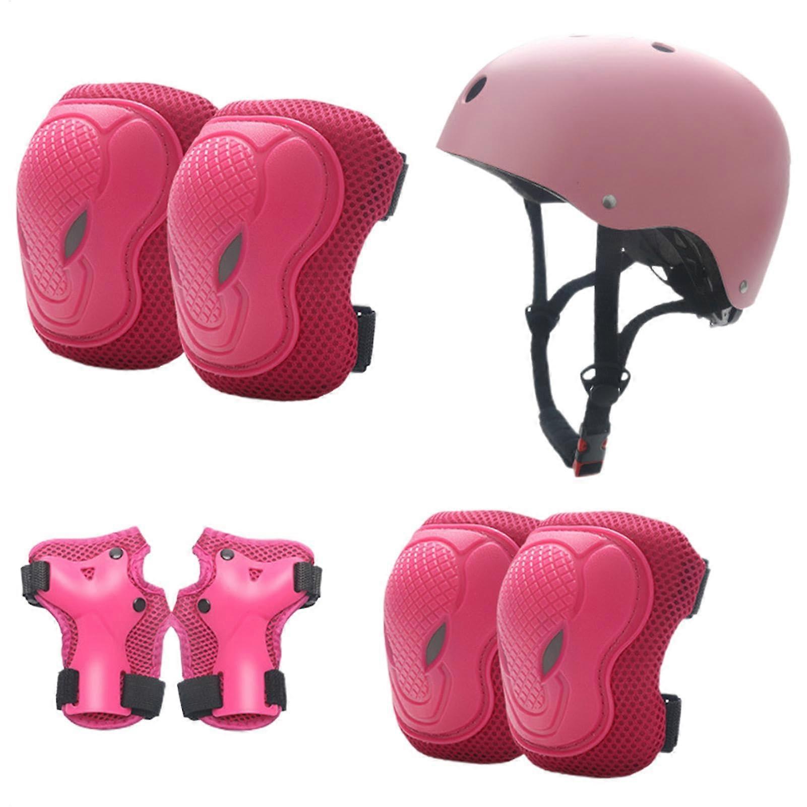 Skateboard Helmets, Adjustable Helmet for Girls, Elbow Padding, Lightweight Knee Pads