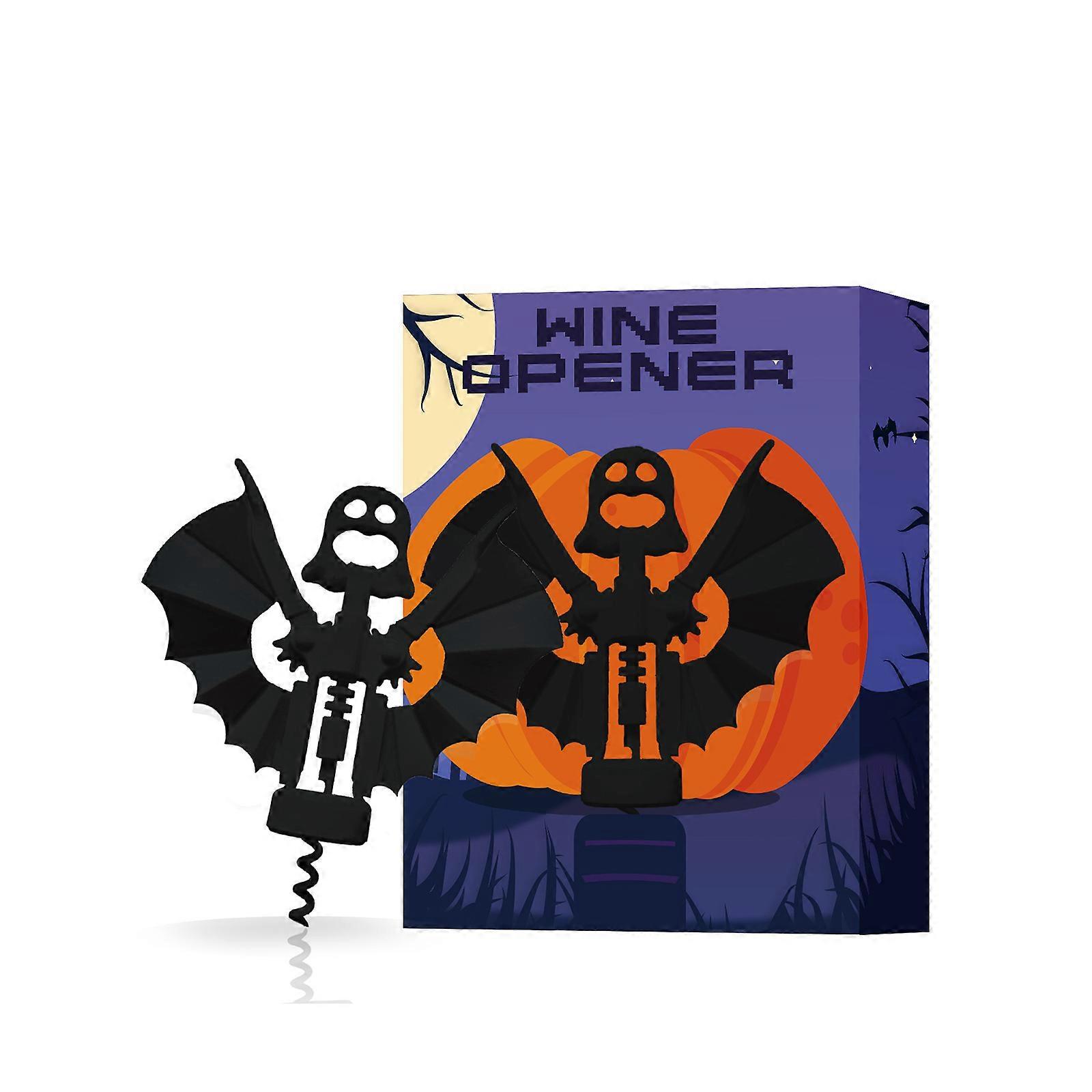 Halloween Party Bottle Opener 2 In 1 Design For Wine And Beer Durable Kirsite Construction Portable Pubs Accessory Multicolor