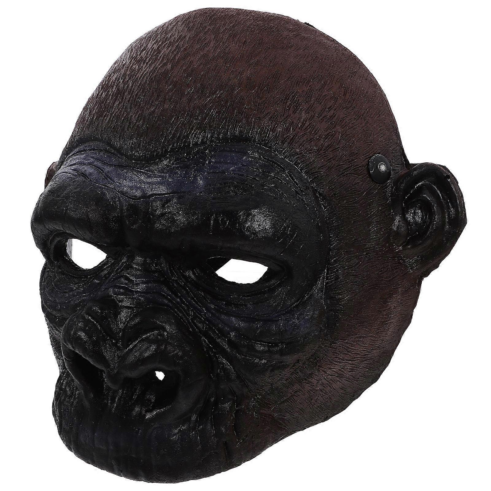Masquerade Monkey Headgear 4Pcs Party Entertainment Full Face Scary Mask For Halloween And Cosplay Events