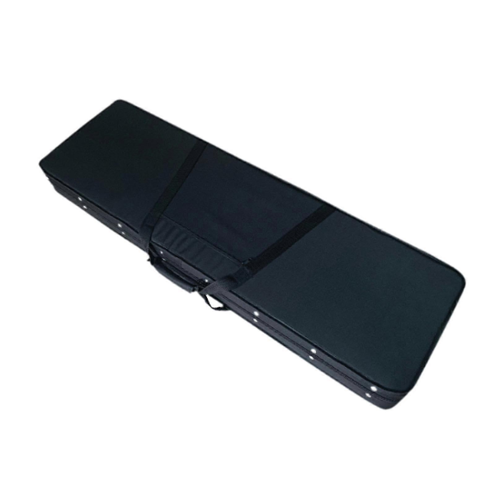 Electric Bass Case and Electric Guitar Case, Hard Foam Case with Side Handle for 4/5 String Basses and Electric Guitars