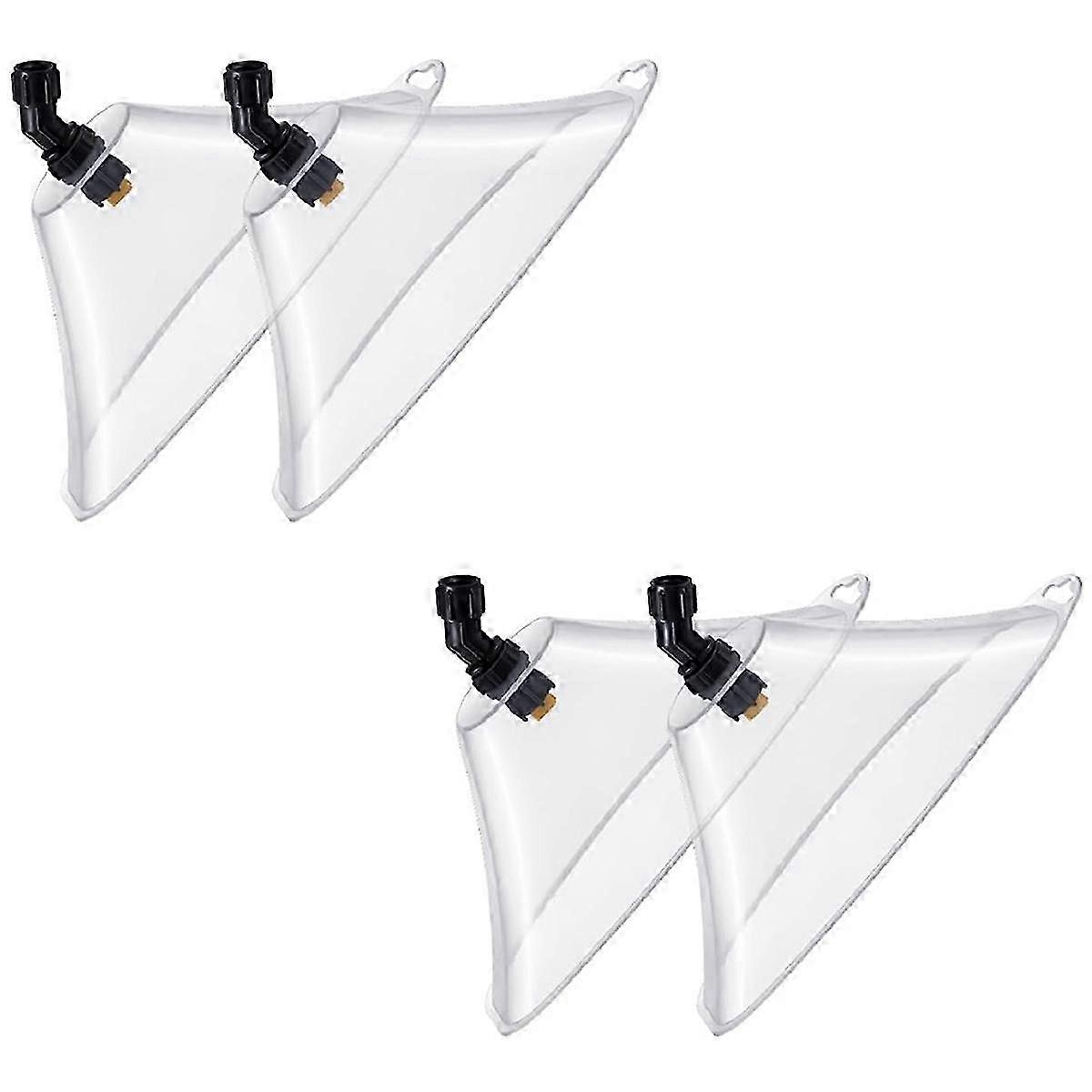 4-Pack Durable Spray Nozzles with Adjustable Hood for Gardening Tasks