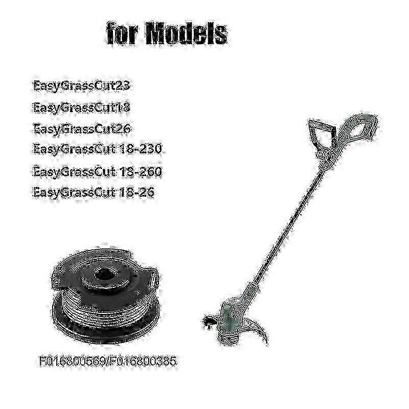 6-pack trimmer line spool for Bosch EasyGrassCut 18,23,26 series Edition 0816