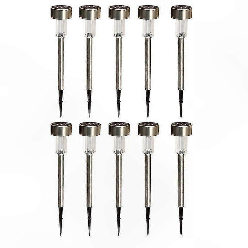 10 Pack Solar Pathway Lights with LED Technology