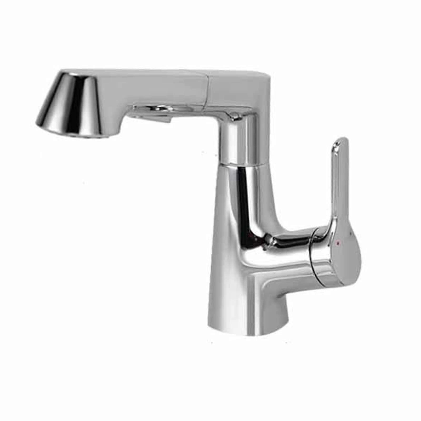 Bathroom Pull Out Faucet Sink Mixer tap Liftable Brass hot and Cold Single Handle PullDown Mixer taps for Basin Faucets Sink Tap, for Bathroom,Black