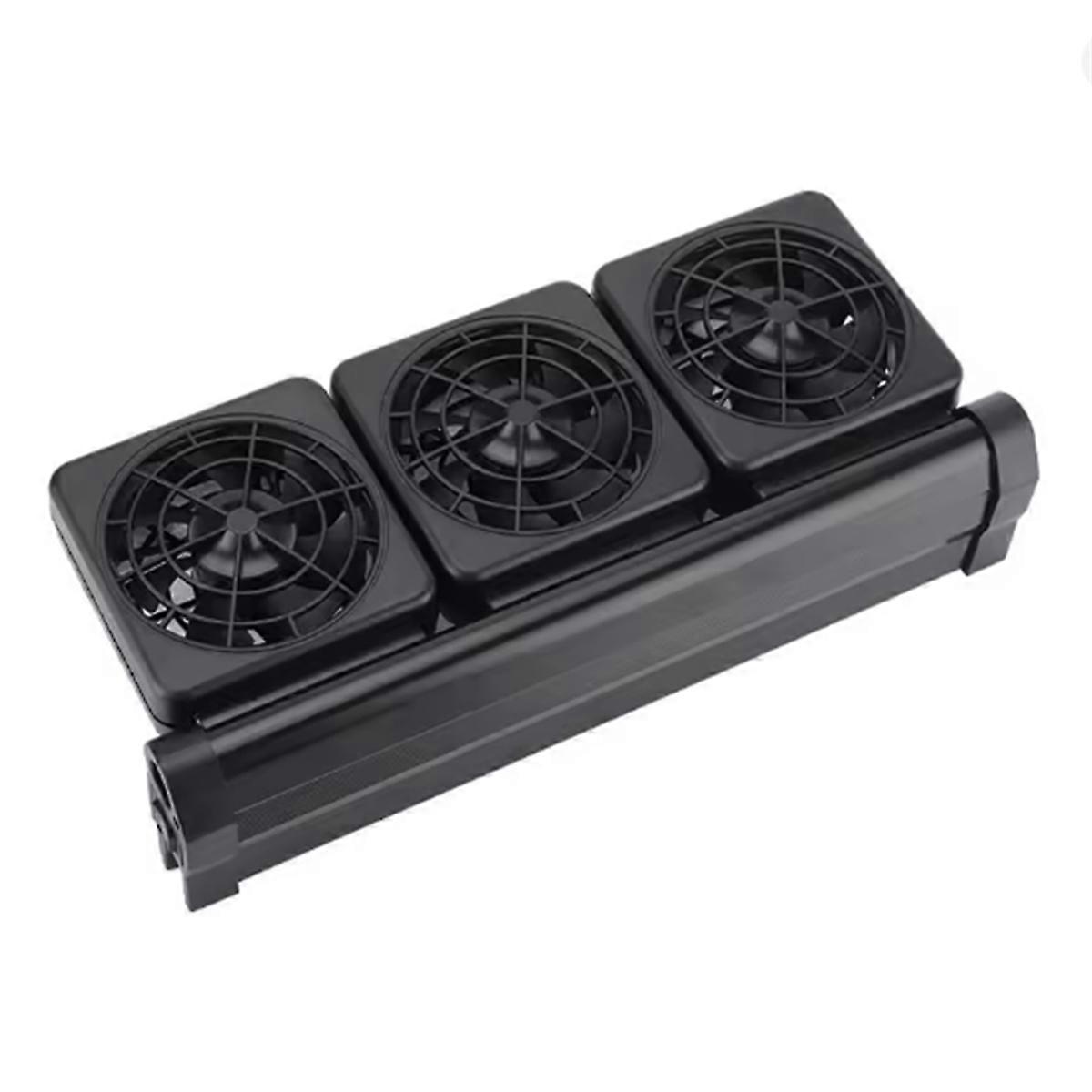 Adjustable Cooling Fan Fish Tank Heat Dissipation Cooling Fan with 3-Head Fan Aquarium Farming Gras