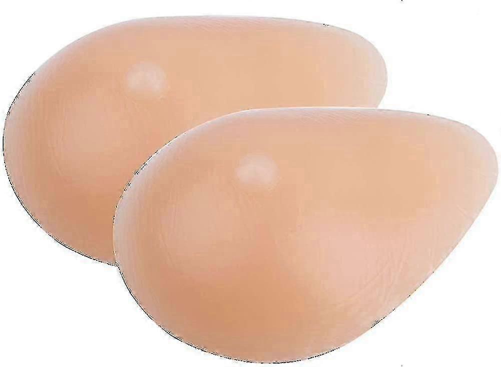 1 Pair Soft Silicone Breast Prosthesis Forms for Evening Wear and Cosplay