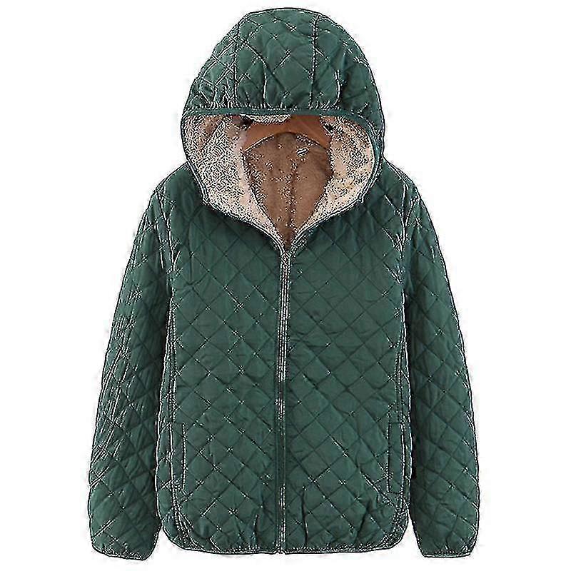 kvinner hette fleece fôret jakke hettegenser