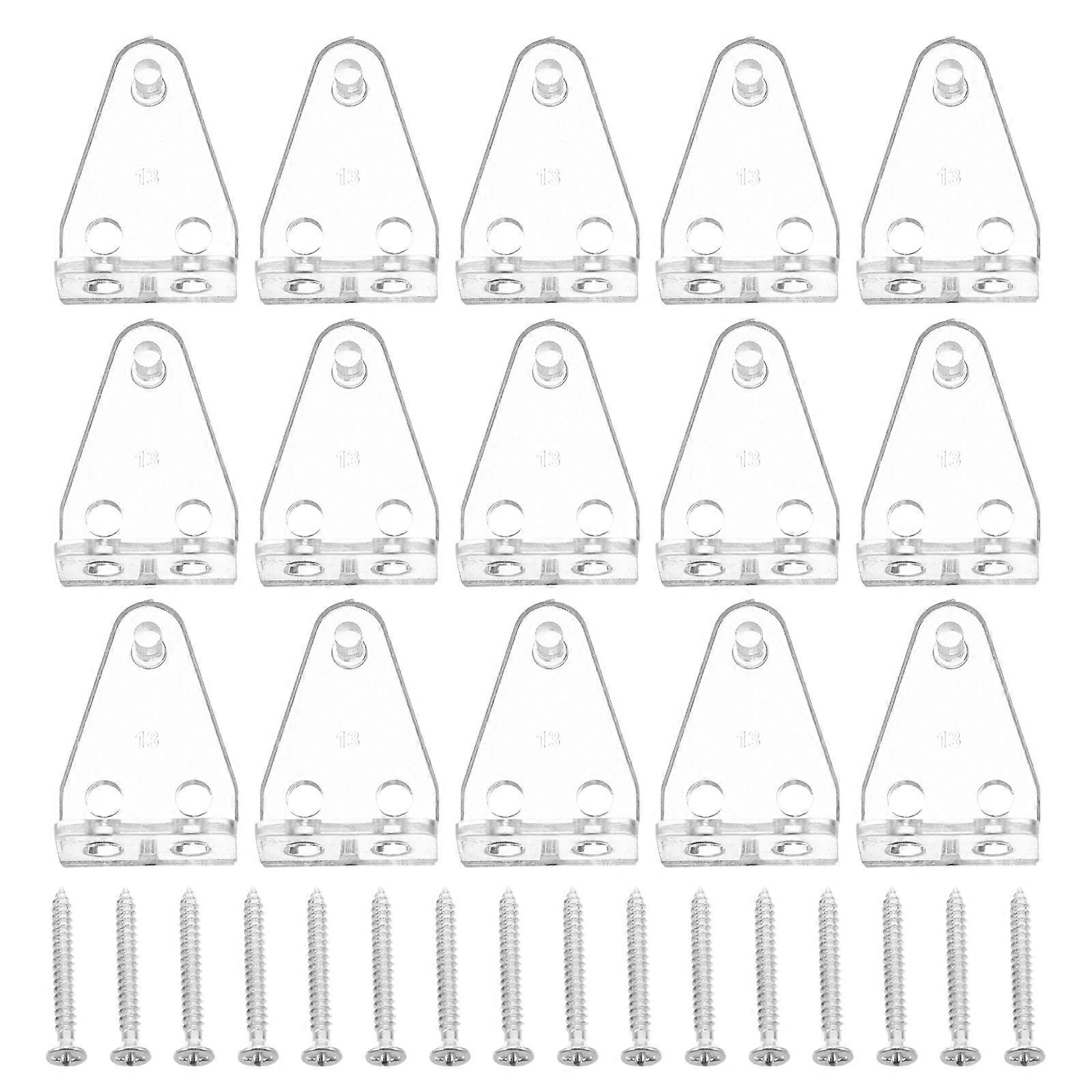 Transparent Window Shades Holder Bottom Rail Hold Clips 24Sets