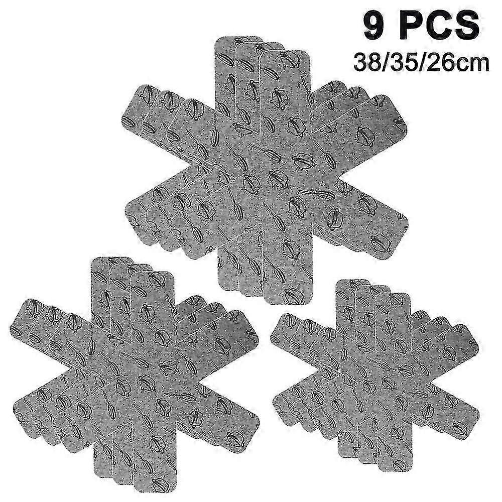 9 Piece Set Pan Protectors 3 Different Sizes Stacking Pan Protector