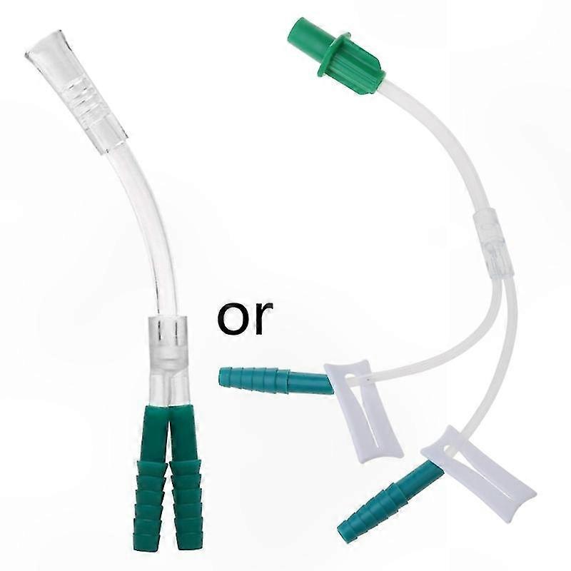Three-Way Oxygen Tube Connector for Breathing Equipment