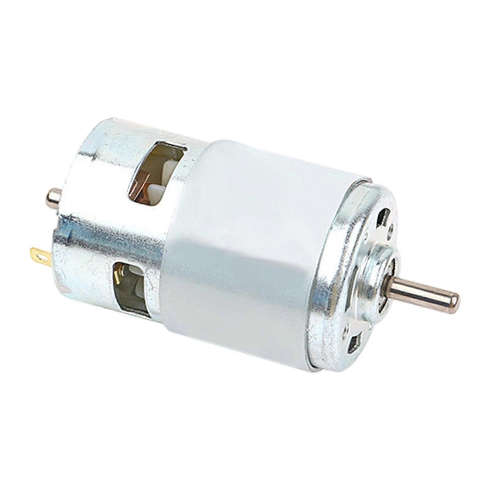 High Speed 12000RPM 775 Motor With Ball Bearing For Power tool Models And DIY Projects Alloy Construction 12V 24V Multicolor