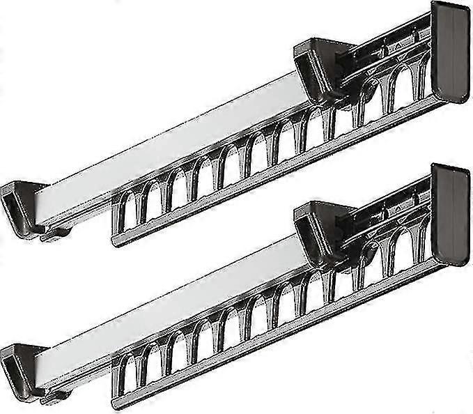 Utdragbar klädhängare för garderob, 315mm längd, set om 2