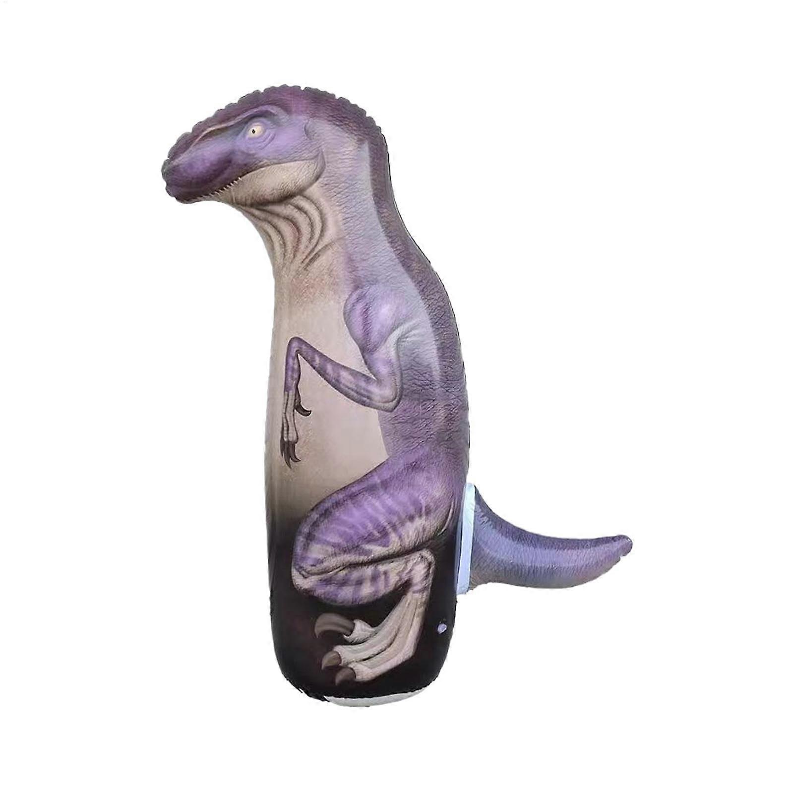 Dinosaur Punching Bag Inflatable Boxing Toy, 37Inch BounceBack For Kids, Velociraptor