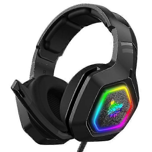 Wireless Gaming Headset 7.1 Surround Sound, Wireless Connection Headset Black