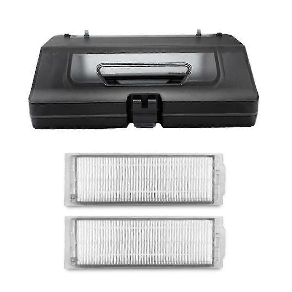 2 in 1 Water Tank Dust Box with 2 Filters, Suitable for Xiaomi 3C/STYTJ02YM/MVXVC01-JG Robot Vacuum