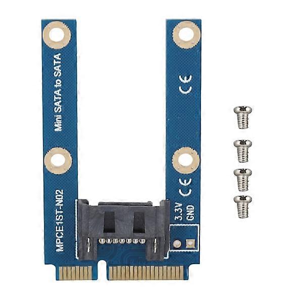 mSATA to SATA Adapter Card Mini SATA to 7pin SATA MPCIe Expansion SATA Horizontal