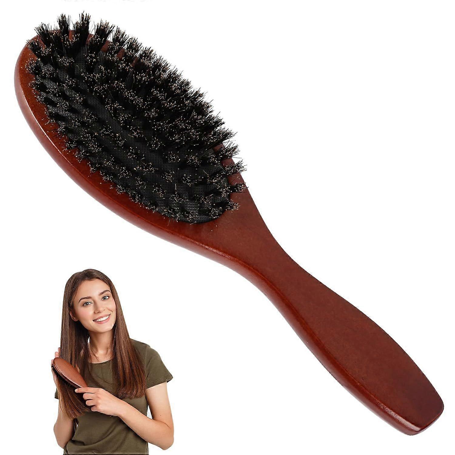 Magic Volumer Boar Bristle Brush, Beard Brush with Boar Bristles
