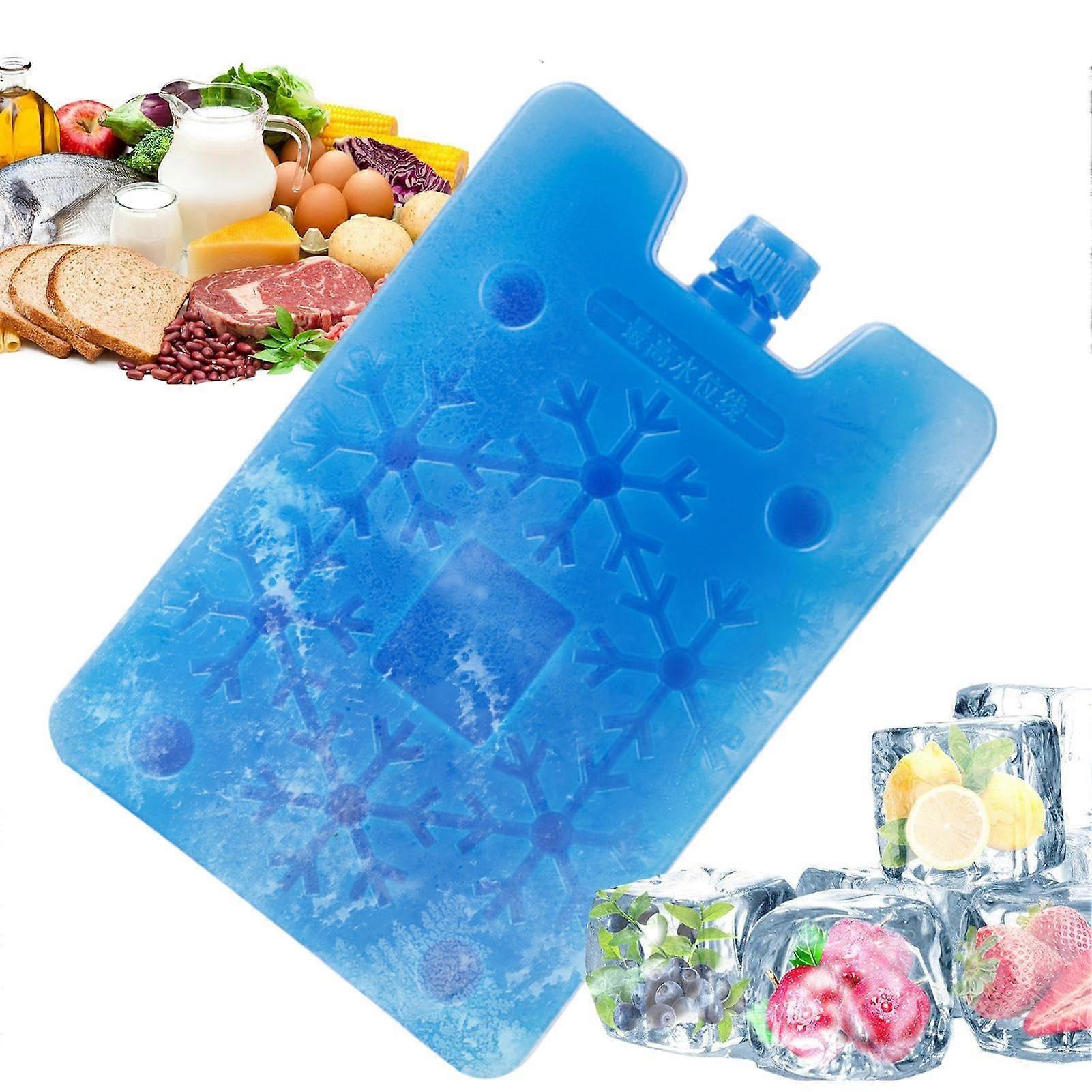 Ice Packs for Lunch Boxes Portable Ice Crystal Reusable Freezer Blocks for Lunch Picnic Travel Beach School Camping