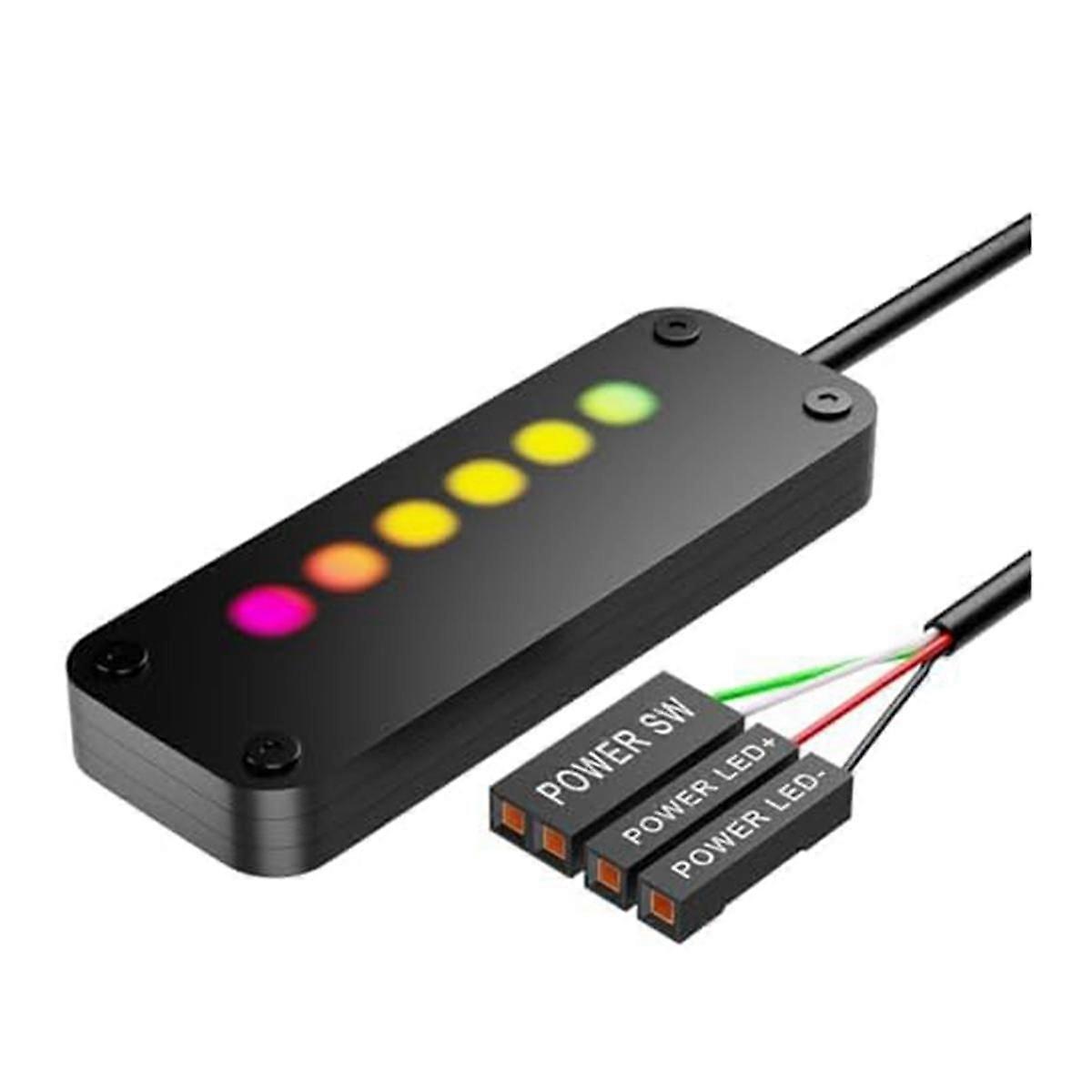 PC Power Control Touch Sliding Control PC Power Desktop Computer External Power SW Power LED on Off
