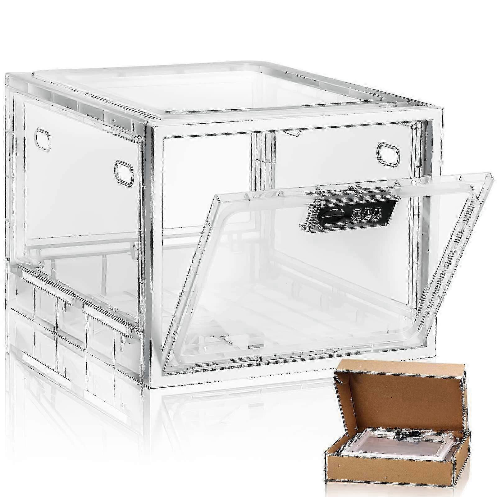 New Safe Storage Box with Lock for Medicinal Refrigerators and Home Security