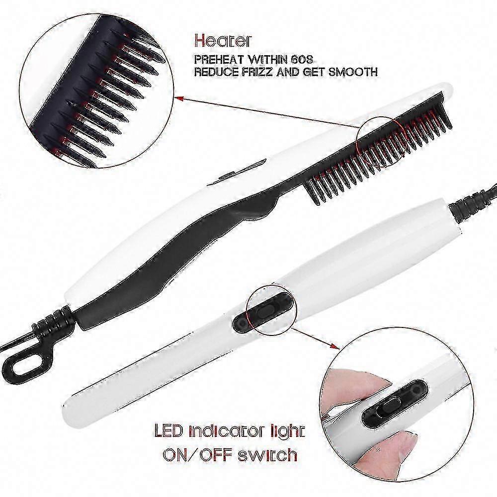 Elektrisk skjeggrettekam for menn - Quick Hair Styler