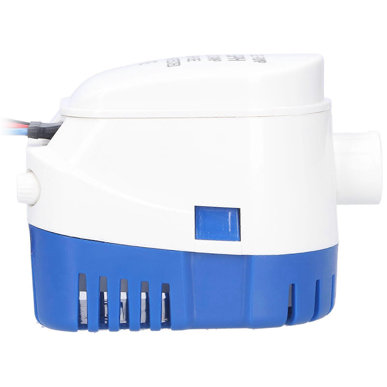 Bilge Submersible Pump DC12V 1100GPH ABS Automatic Drainage