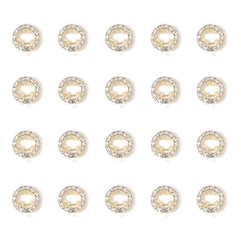 20pcs/pack Mulitple Shape Nail Art Decoration 3d Ornaments Charm Jewelry Diy