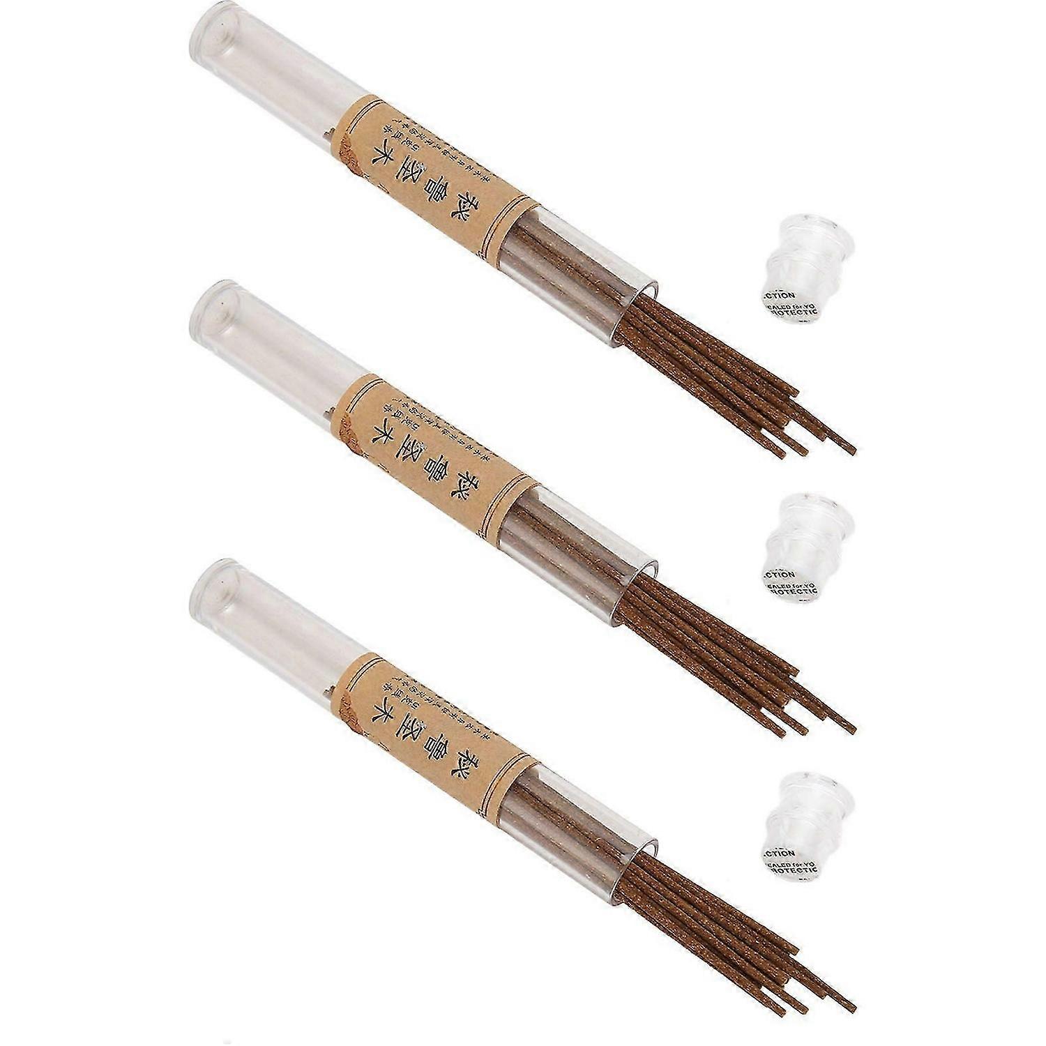 2025 Seneste Model 3 Flasker Røgelse Pinde Afslappende Kort Meditation Røgelse