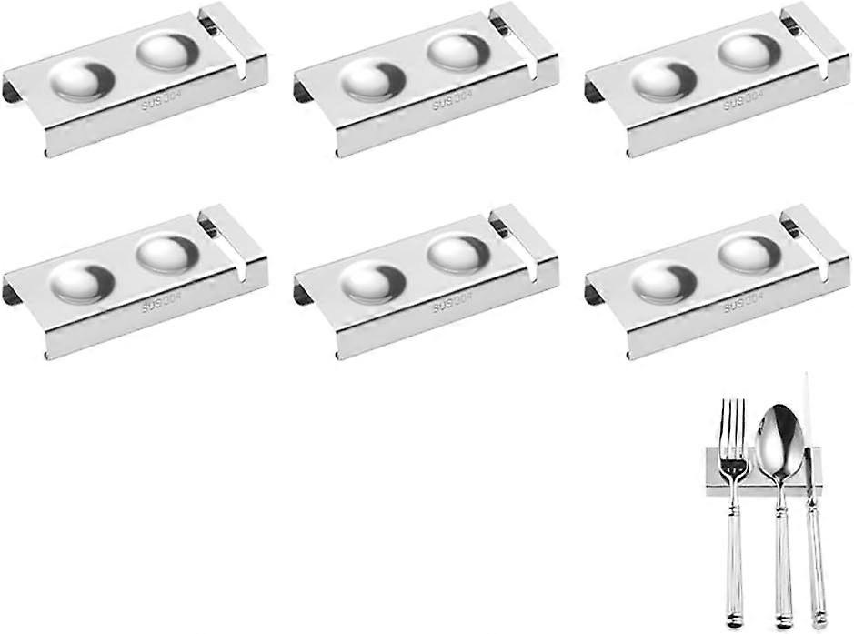 Set of 6 Cutlery Rest Stand for Chopsticks Spoon Fork Knife Rest Rack