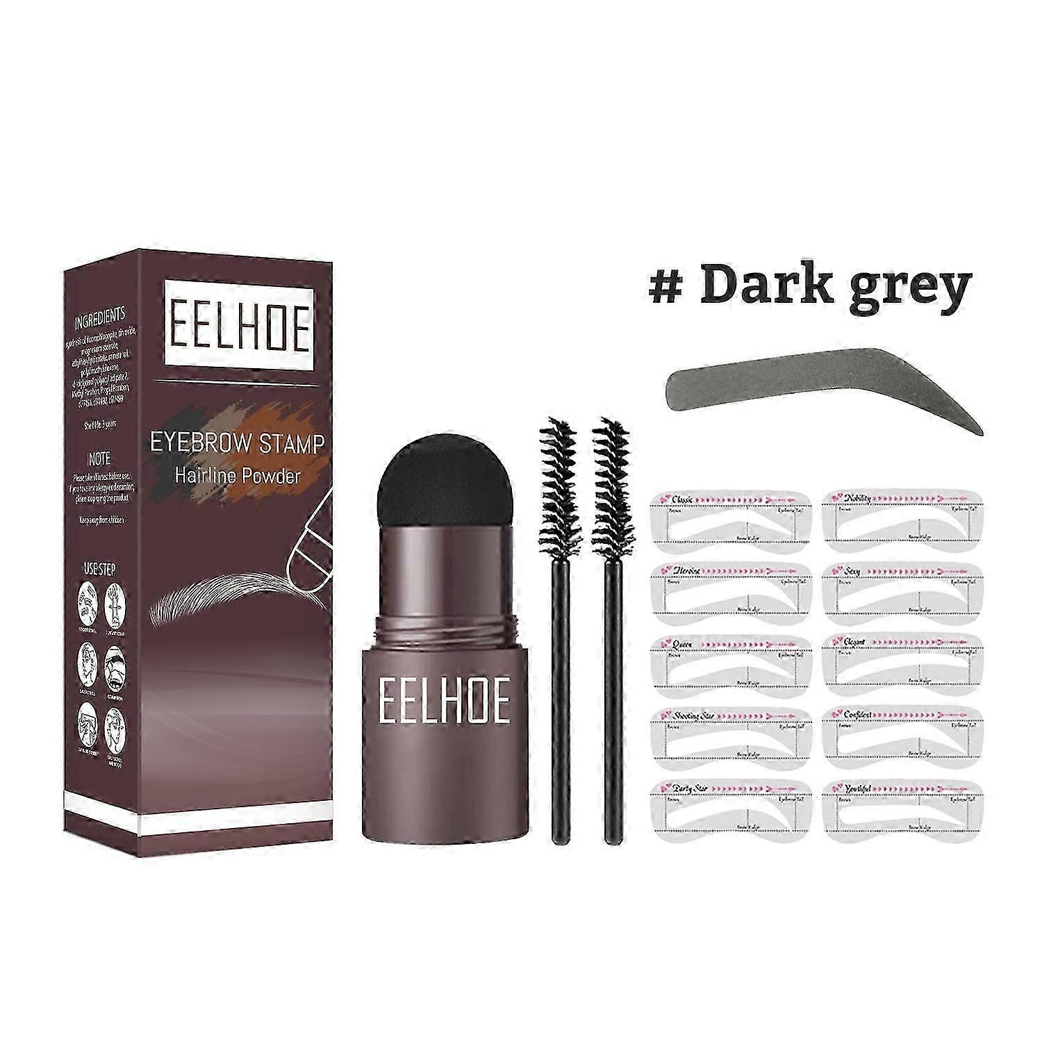 EELHOE eyebrow stamp mold eyebrow artifact lazy eyebrow filling makeup waterproof and sweat-proof ey