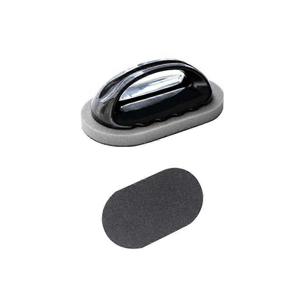Multifunctional nano emery sponge with handle, dishwashing brush, kitchen cleaning tool