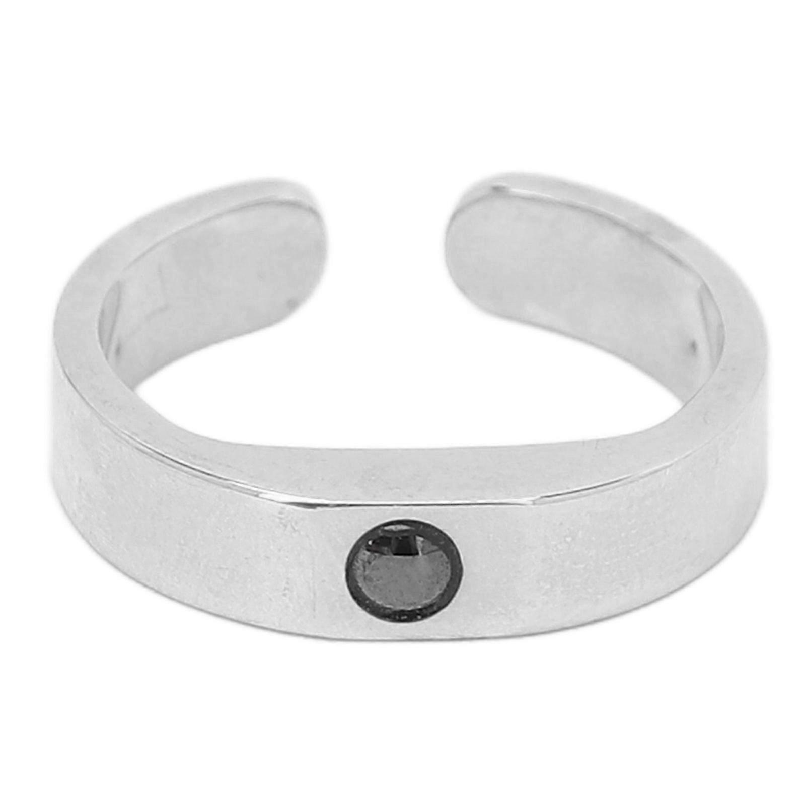 Anneau anti-ronflement réutilisable en acier titane, réglable, acupression, taille M