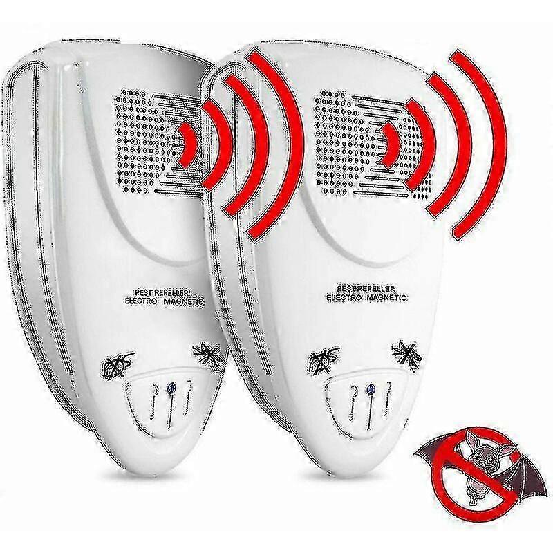 2 Pack Ultrasonic Bat Repeller - Get Rid Of Bats In 72 Hours Cisea