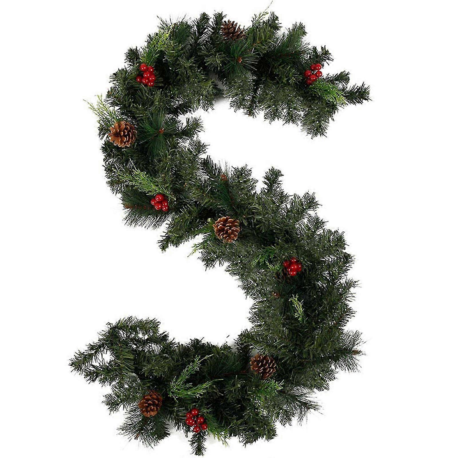 Christmas Garland Decorations Mantle Garland Xmas Holiday Indoor Indoor Home Mantle Fireplace