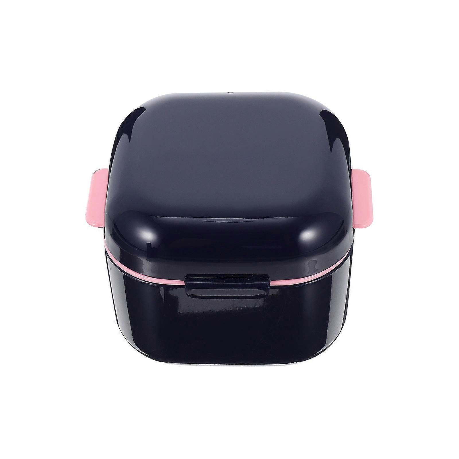 Protective Denture Case Retainer Case for Daily Use Blue PP Material
