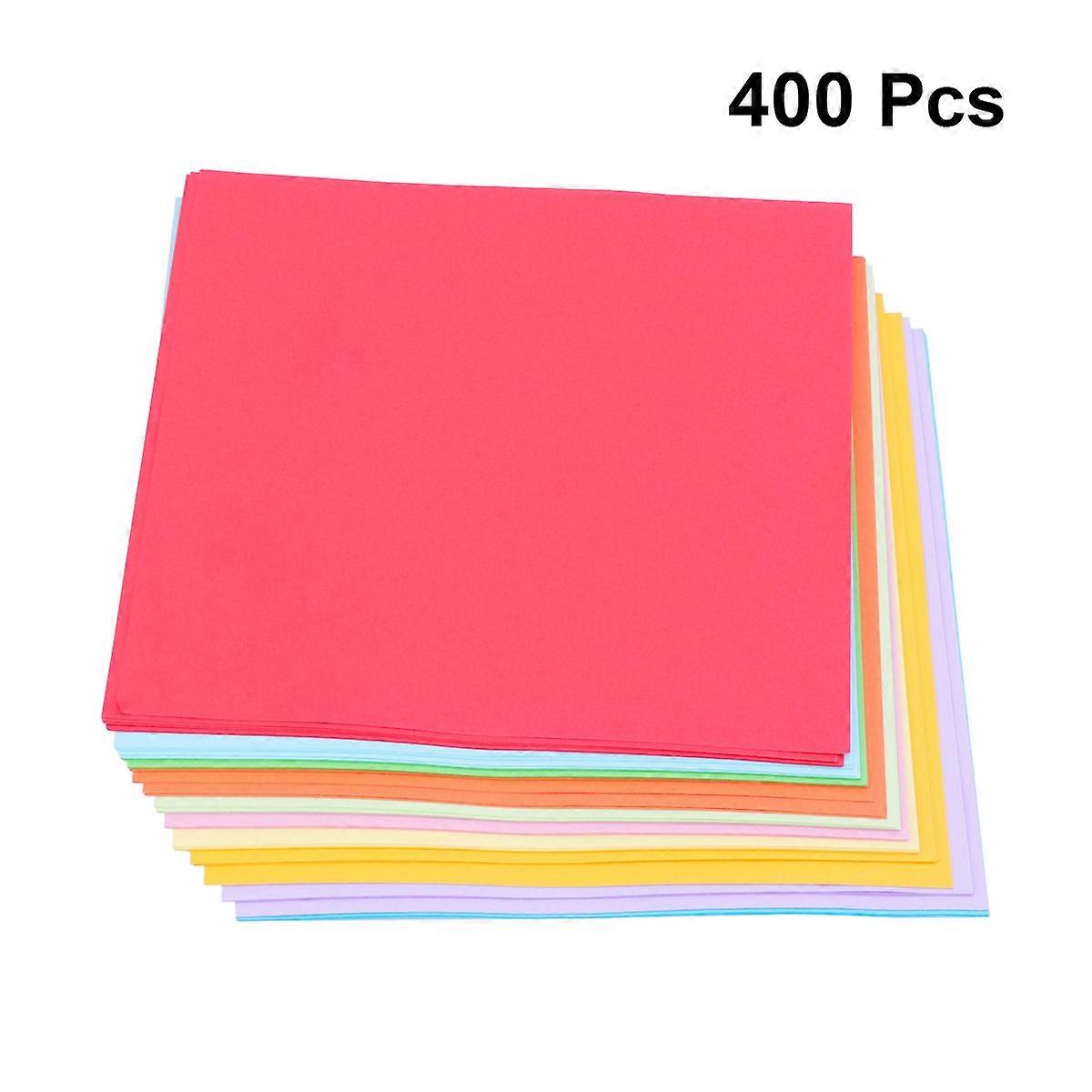 Handwork Paper Folding Paper for Hand Origami 400 Sheets Colorful