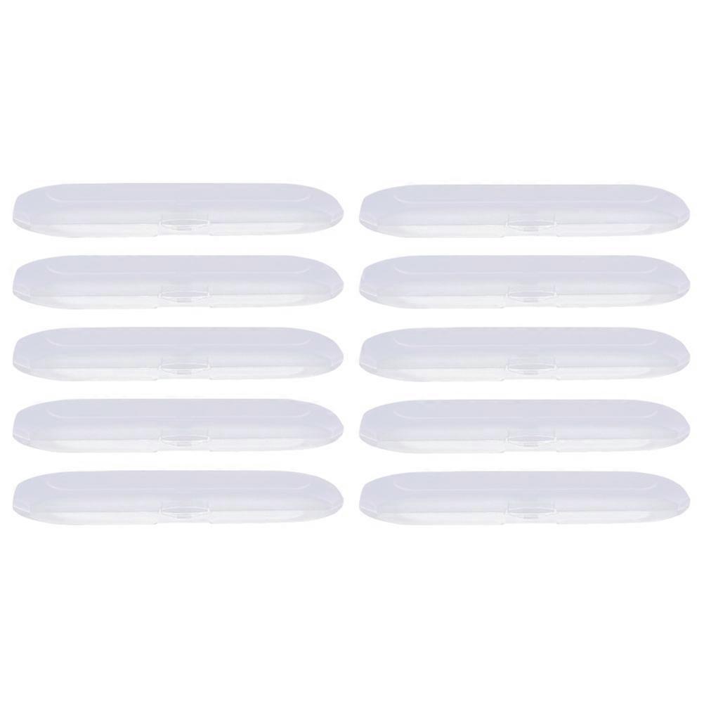 Transparent Pen Gift Boxes Plastic Pencil Holder for School 20Pcs